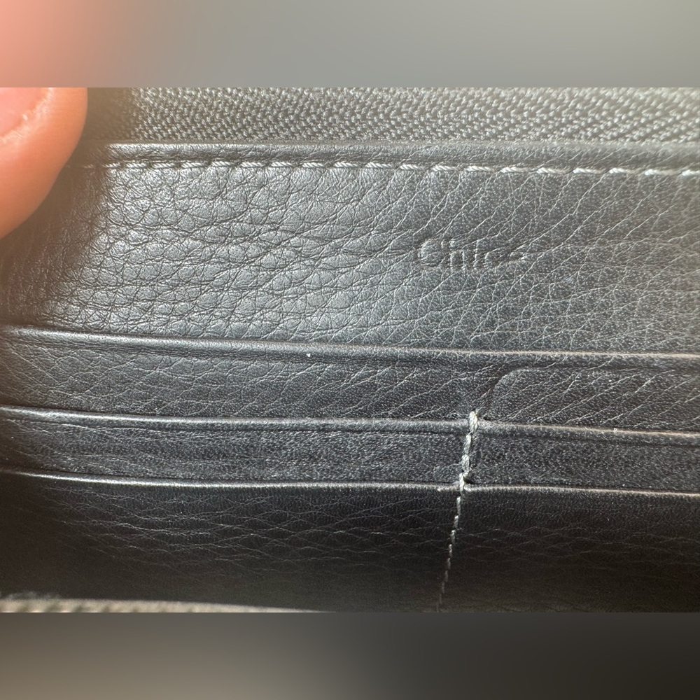 Chloé Paddington Rare Two-Tone Studded Zip Wallet Key Detail Chloé Continental - Picture 14 of 16